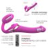 Strap-on-me M - Luftwellen-Vibrator zum Anschnallen (Pink)