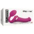 Strap-on-me M - Luftwellen-Vibrator zum Anschnallen (Pink)