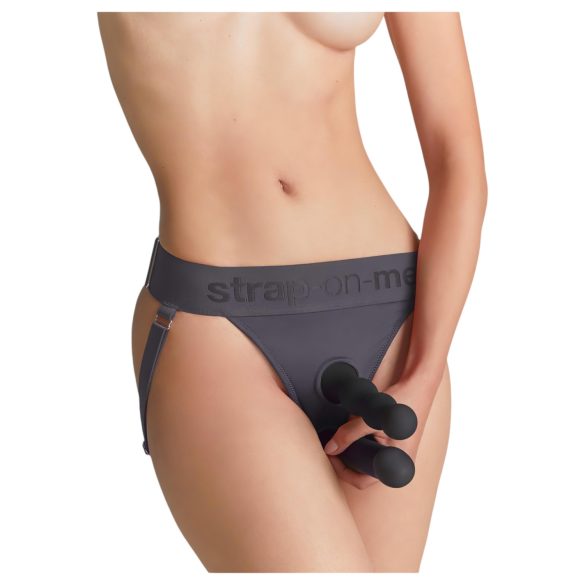 Strap-on-me - Slip für Analdildo - XS-XXL (Grau)