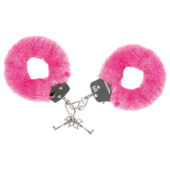 Love to Love Attach me - Plüschhandschellen (Pink)