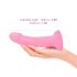 Dildolls Glitzy - Silikon-Dildo mit Saugnapf (pink)