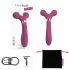Love to Love Fireball - Wiederaufladbarer 2in1 Massage-Vibrator (Rot)