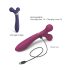 Love to Love Fireball - Wiederaufladbarer 2in1 Massage-Vibrator (Rot)
