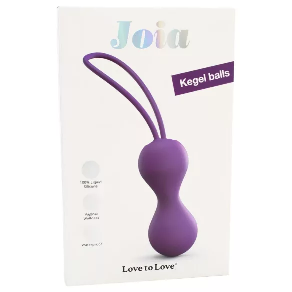 Love to Love Joia - Lila Liebeskugeln-Duo