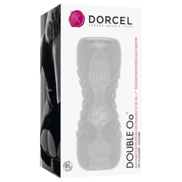 Dorcel Double Oo - Männer-Masturbator (transparent)