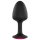 Dorcel Geisha Plug M - Schwarzer Analplug mit rosa Stein
