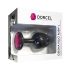 Dorcel Geisha Plug Ruby L - Analplug schwarz mit pinkem Stein
