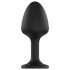Dorcel Geisha Plug Diamond XL - Analplug mit weißem Stein (schwarz)