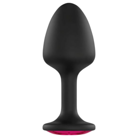 Dorcel Geisha Plug Ruby XL - Analplug mit pinkem Stein (schwarz)