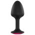 Dorcel Geisha Plug Ruby XL - Analplug mit pinkem Stein (schwarz)