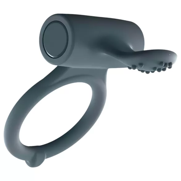 Dorcel Power Clit Plus - wiederaufladbarer, vibrierender Penisring (schwarz)