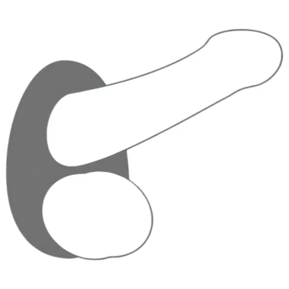 Dorcel Liquid-Soft Teardrop - Penisring (grau)