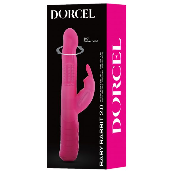 Dorcel Baby Rabbit 2.0 - wiederaufladbarer Klitoral-Vibrator (rosa)