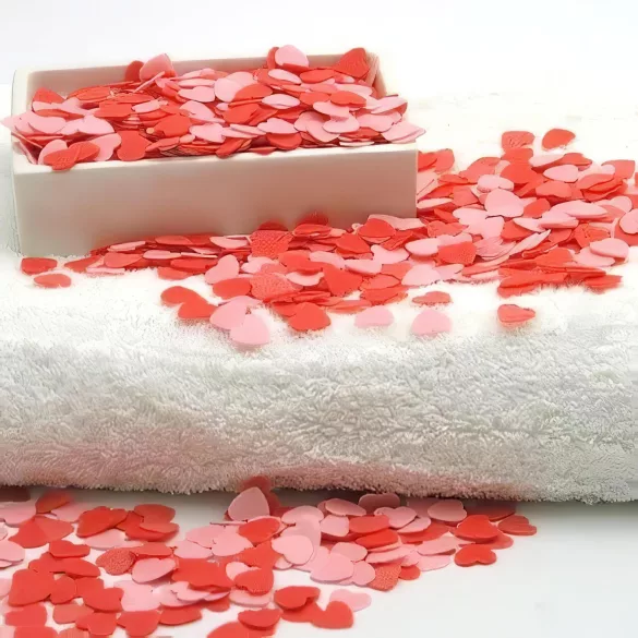 Hearts - Duftende Rosenblüten Badkonfetti (30g)