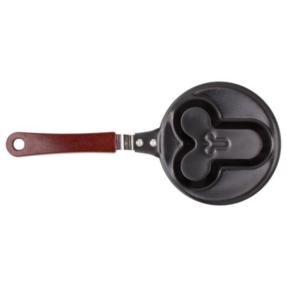 Spiegelei-Pfanne in Penisform