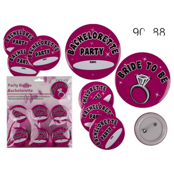 Anstecker für Junggesellinnenabschied (rosa)