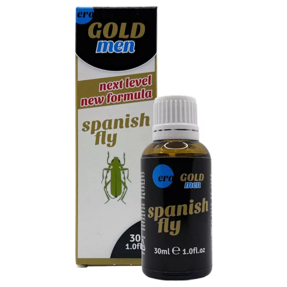 HOT Ero Gold Men Spanish Fly - Luststeigernde Tropfen für Männer (30 ml)
