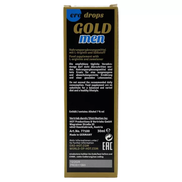 HOT Ero Gold Men Spanish Fly - Luststeigernde Tropfen für Männer (30 ml)