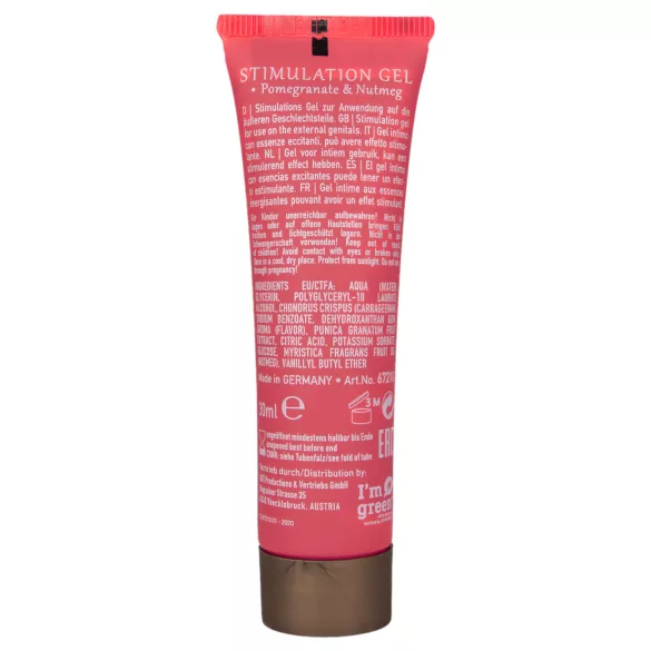 HOT Shiatsu - Stimulierende Creme für Frauen - Granatapfel (30ml)