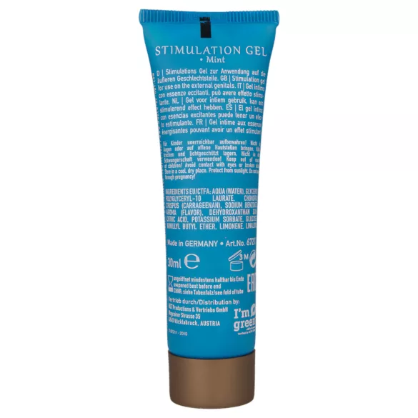 HOT Shiatsu Joyful - stimulierende Creme für Frauen - Minze (30ml)