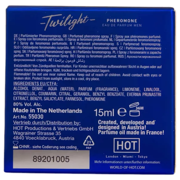 HOT Twilight - Pheromon Parfum für Männer (15ml) - Duftend