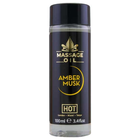 HOT Hautpflege-Massageöl - Amber Moschus (100ml)