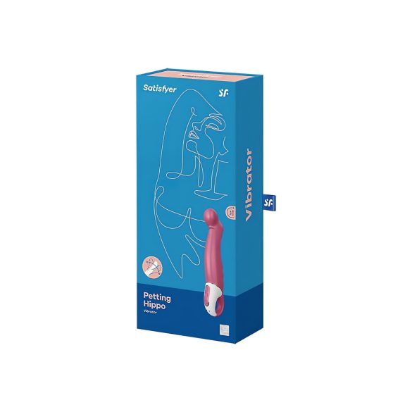Satisfyer Petting Hippo - Akku-Vibrator, wasserdicht (pink)