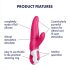 Satisfyer Mr. Rabbit - wasserdichter Klitorisstimulator (pink)