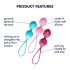 Satisfyer V Balls - Kegel-Kugeln Duo Set (3-teilig)