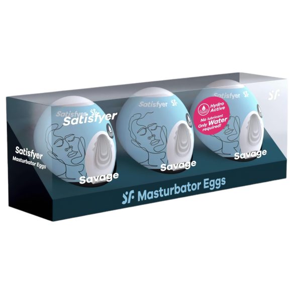 Satisfyer Ei Savage - Masturbator-Set (3 Stück)
