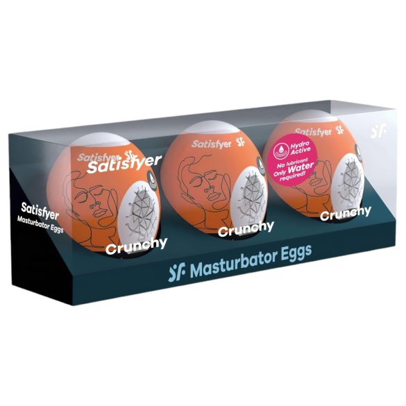 Satisfyer Ei Crunchy - Masturbator-Set (3 Stück)