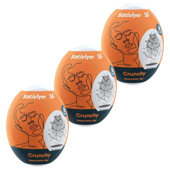 Satisfyer Egg Crunchy - Eier Masturbator Set (3 Stk.)