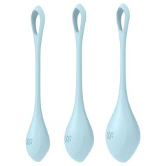 Satisfyer Yoni Power 2 - blauer Liebeskugel-Set (3-teilig)