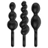 Satisfyer Booty Call - Anales Plug-Set - Schwarz (3-teilig)