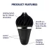 Satisfyer Sweet Treat - Akku, rotierender Klitoris-Vibrator (Schwarz)