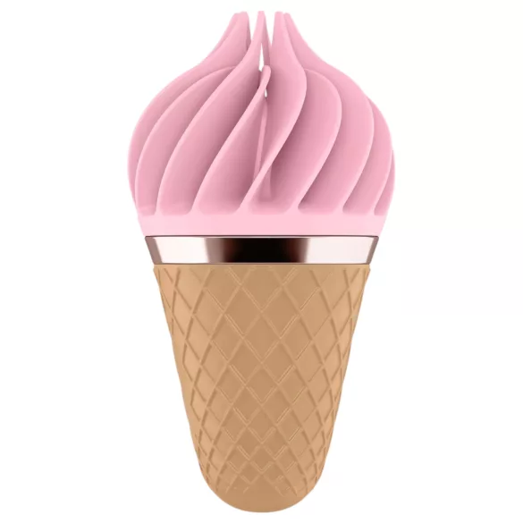 Satisfyer Sweet Treat - Akku-betriebener, rotierender Klitorisvibrator (pink-braun)