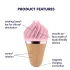 Satisfyer Sweet Treat - Akku-betriebener, rotierender Klitorisvibrator (pink-braun)