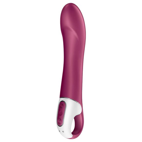 Satisfyer Big Heat - wiederaufladbarer, wärmender G-Punkt Vibrator (rot)
