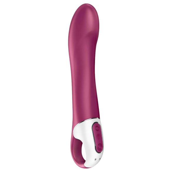 Satisfyer Big Heat - wiederaufladbarer, wärmender G-Punkt Vibrator (rot)