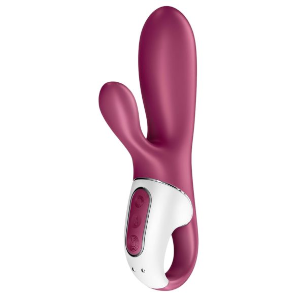 Satisfyer Hot Bunny - intelligenter Wärmer-Vibrator mit Klitorisarm (rot)