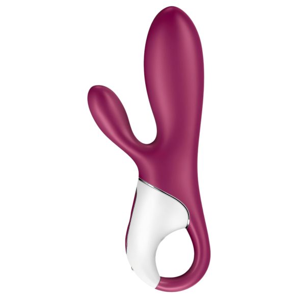 Satisfyer Hot Bunny - intelligenter Wärmer-Vibrator mit Klitorisarm (rot)