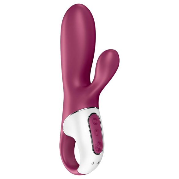Satisfyer Hot Bunny - intelligenter Wärmer-Vibrator mit Klitorisarm (rot)