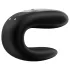 Satisfyer Double Fun - App-gesteuerter Paarvibrator (schwarz)