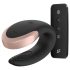 Satisfyer Double Love - Intelligenter Paarvibrator mit Fernbedienung (Schwarz)