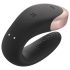 Satisfyer Double Love - Intelligenter Paarvibrator mit Fernbedienung (Schwarz)
