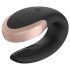 Satisfyer Double Love - Intelligenter Paarvibrator mit Fernbedienung (Schwarz)