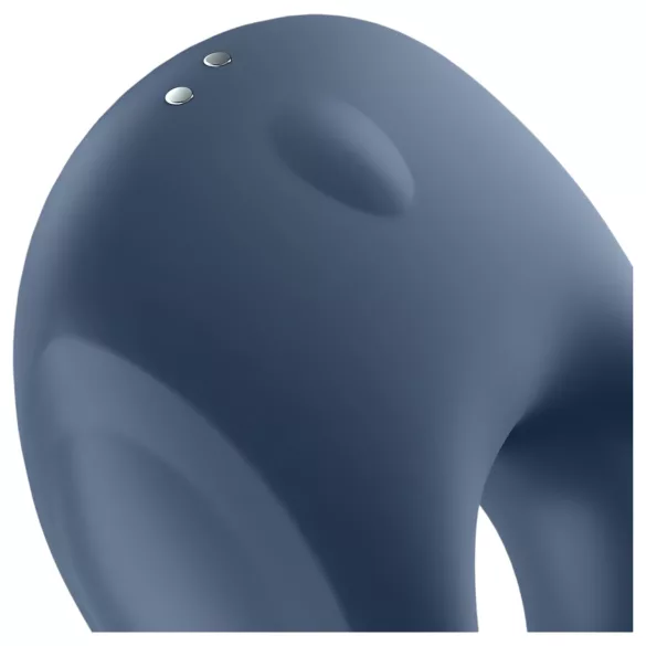 Satisfyer Strong One - App-gesteuerter vibrierender Penisring für Männer (blau)