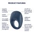 Satisfyer Strong One - Intelligenter Vibrations-Penisring (Blau)