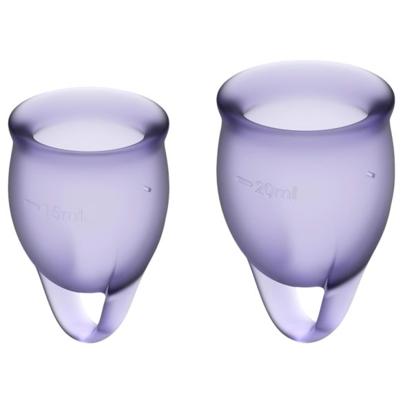 Satisfyer Feel Confident - Menstruationstassenset (Lila)