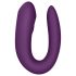 Satisfyer Double Joy - Intelligenter, wasserdichter Paarvibrator (Lila)